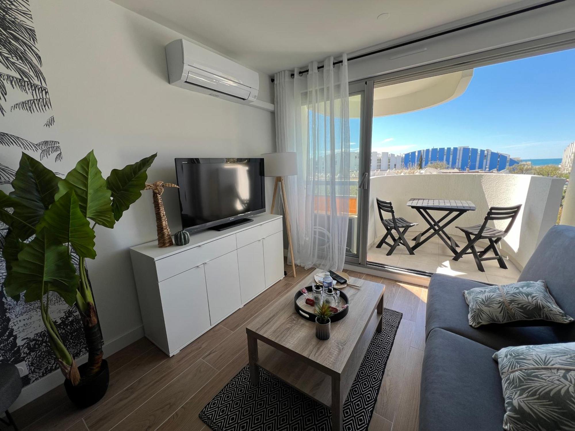 Superbe Studio Cabine Vue Mer 3 Etoiles * ラ・グランド・モット エクステリア 写真